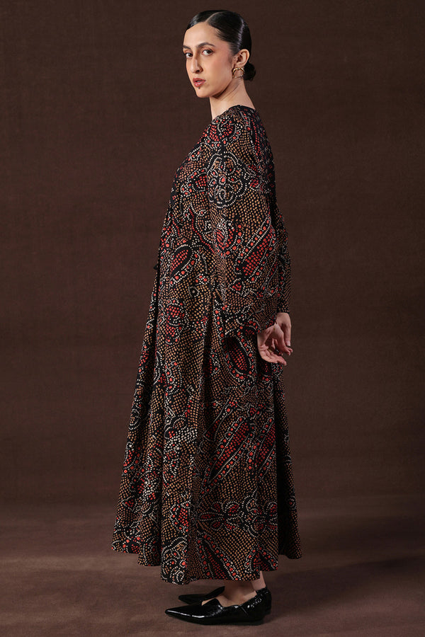 Bandhani Affair Blush Dress