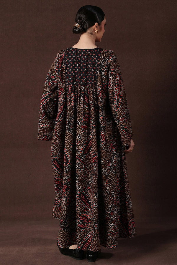 Bandhani Affair Blush Dress