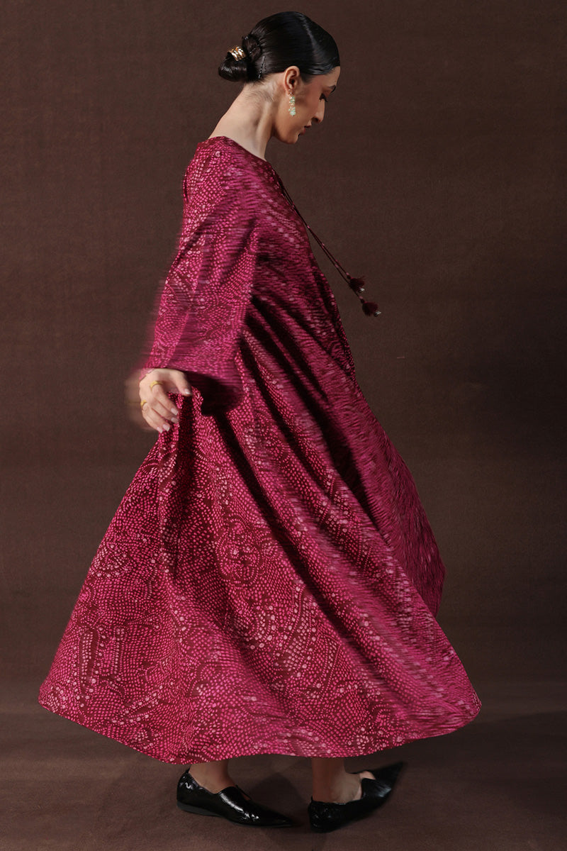 Bandhani Affair Blush Dress
