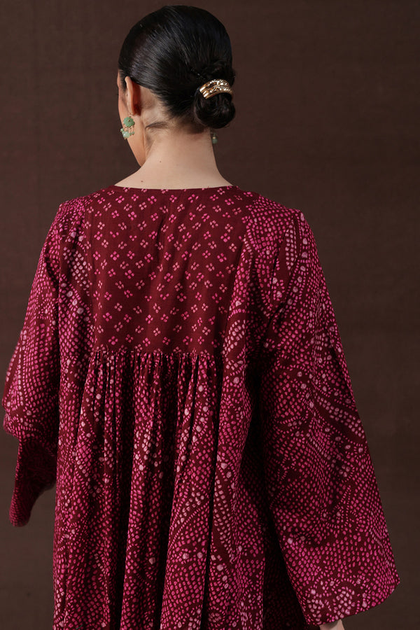 Bandhani Affair Blush Dress