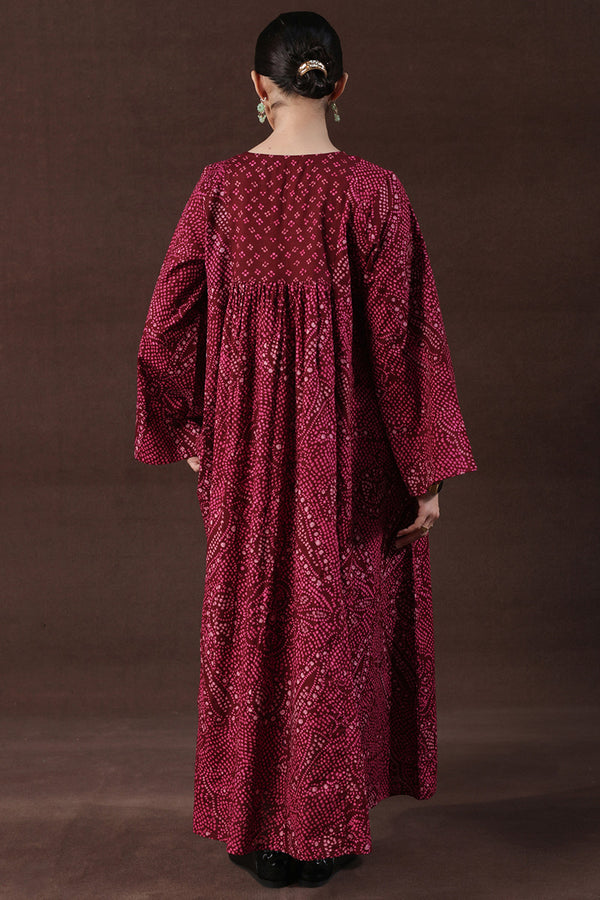 Bandhani Affair Blush Dress