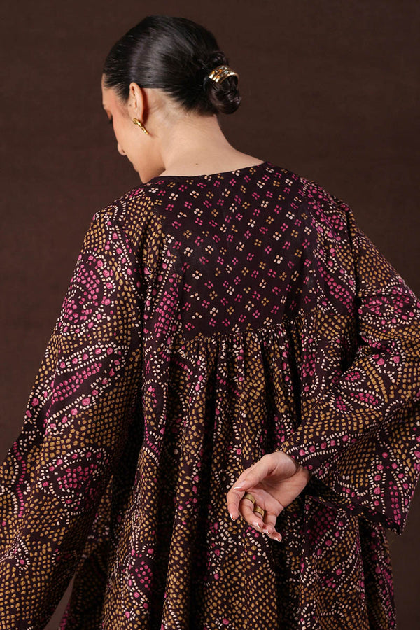 Bandhani Affair Blush Dress