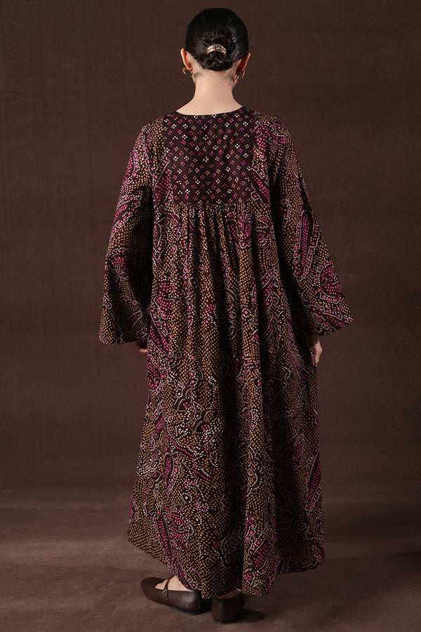 Bandhani Affair Blush Dress