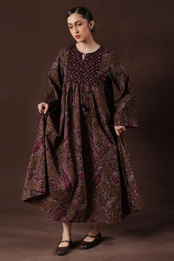 Bandhani Affair Blush Dress
