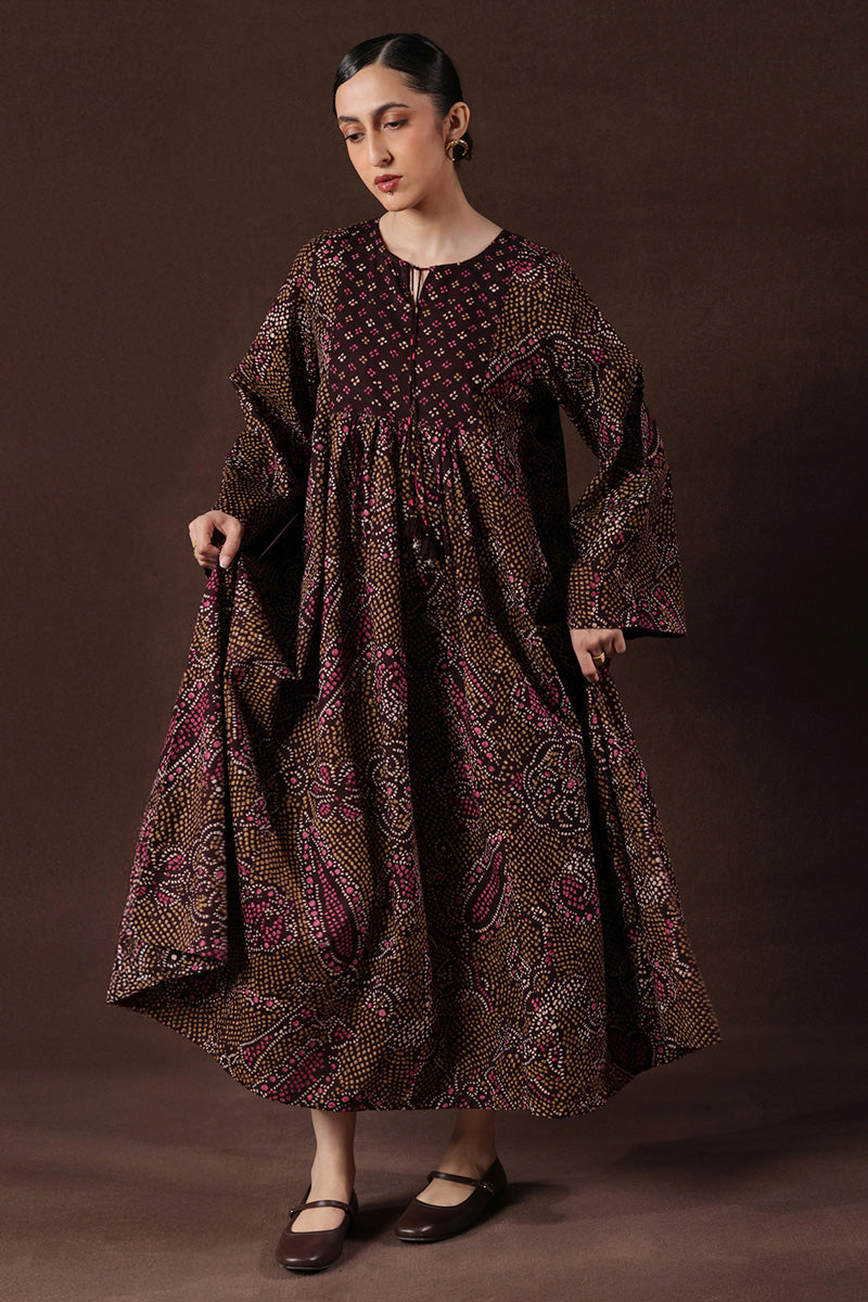 Bandhani Affair Blush Dress
