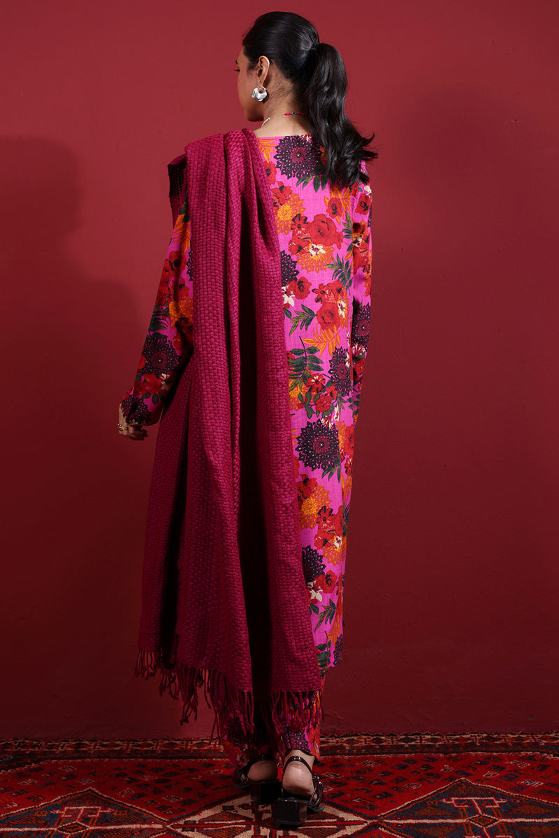 Vibrant Roses Gilded Set