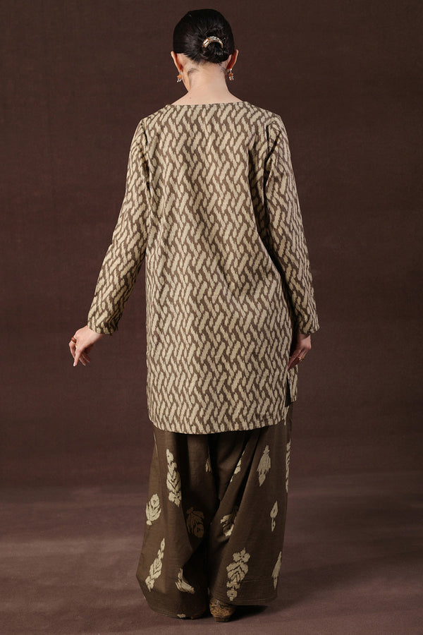 Ikkat Whisper Co-Ord Set