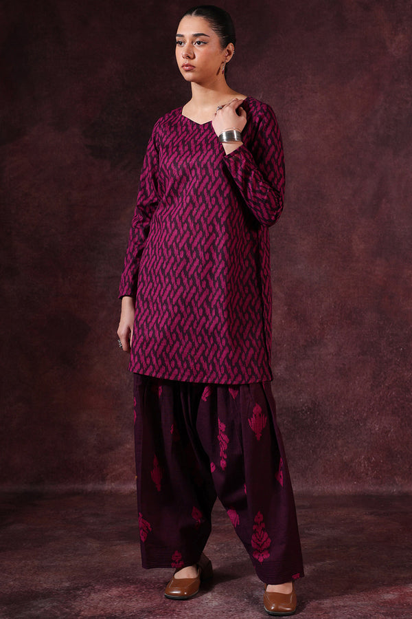 Ikkat Whisper Co-Ord Set