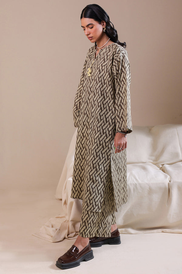 Ikkat Tassel Duo-Set