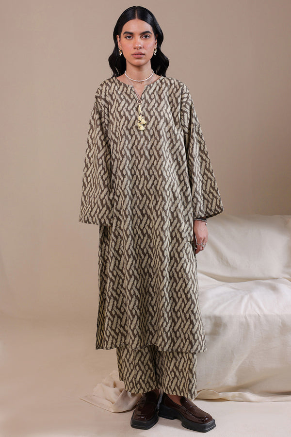 Ikkat Tassel Duo-Set