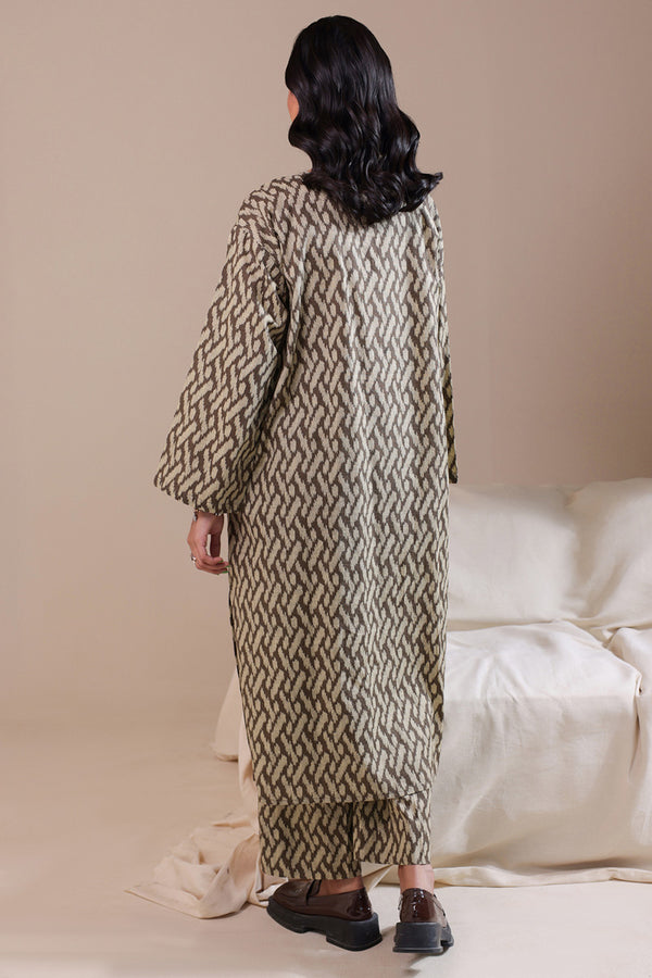 Ikkat Tassel Duo-Set