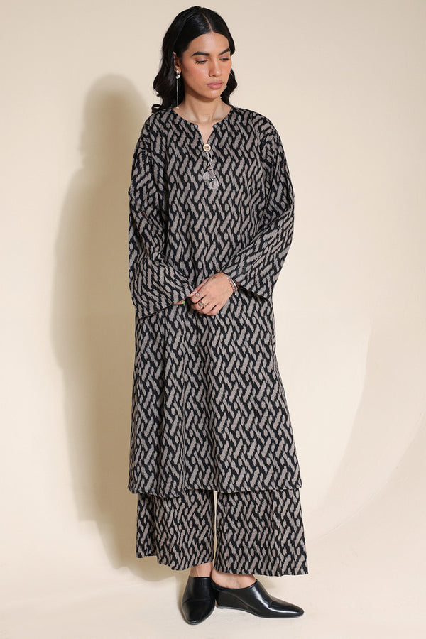 Ikkat Tassel Duo-Set