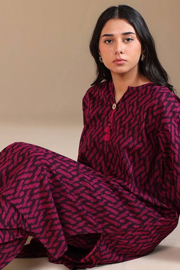 Ikkat Tassel Duo-Set