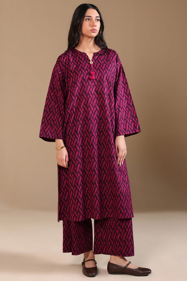 Ikkat Tassel Duo-Set