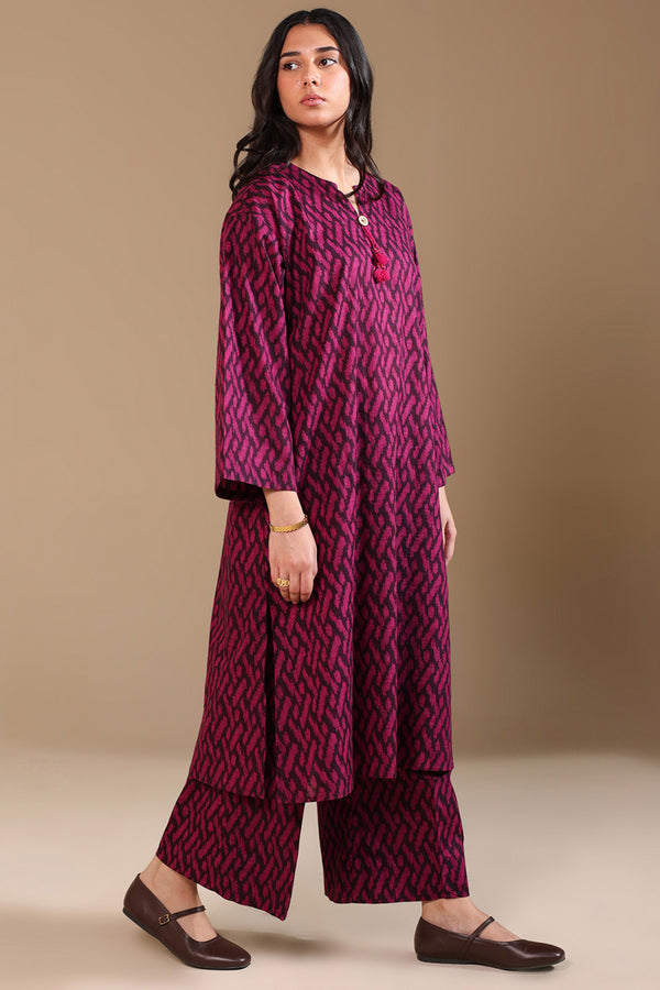 Ikkat Tassel Duo-Set