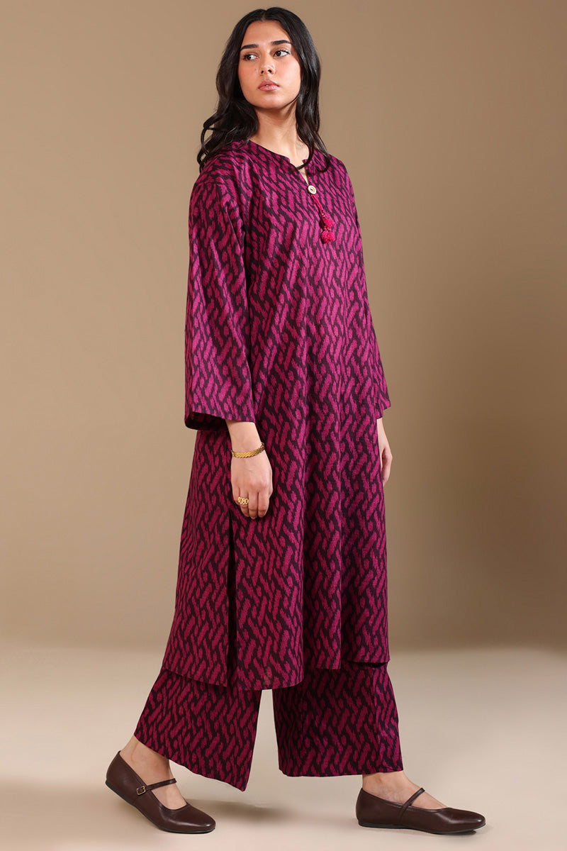 Ikkat Tassel Duo-Set