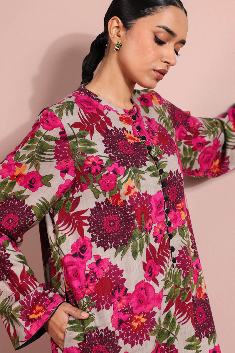Vibrant Roses Printed Set