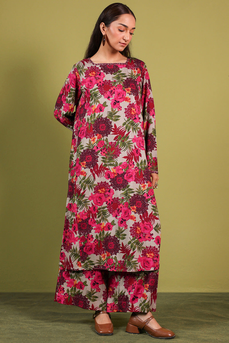 Vibrant Roses Duo-Set