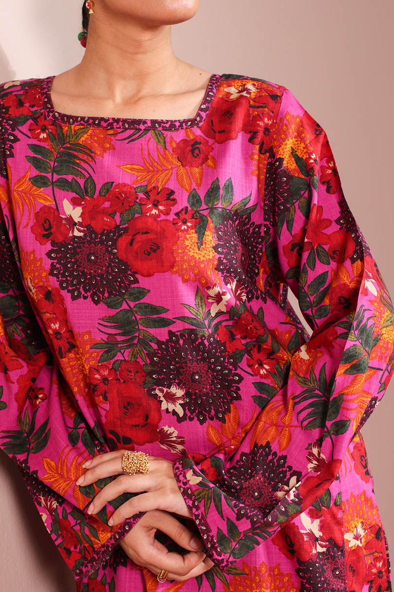 Vibrant Roses Duo-Set