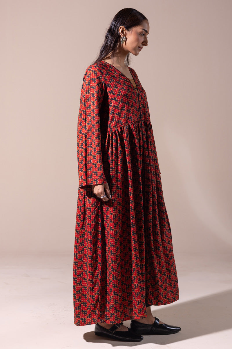 Kantha Flare Story Dress