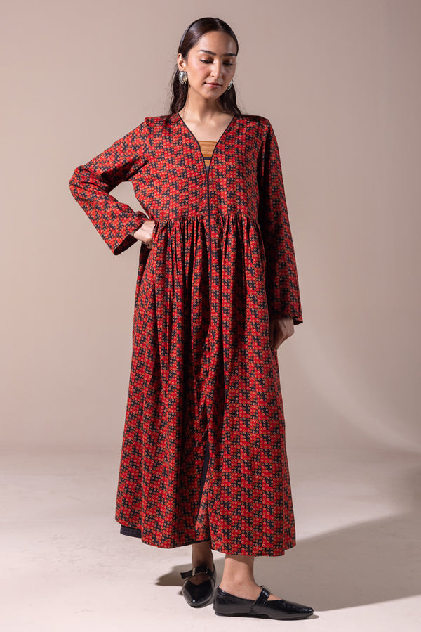 Kantha Flare Story DressBlackblack