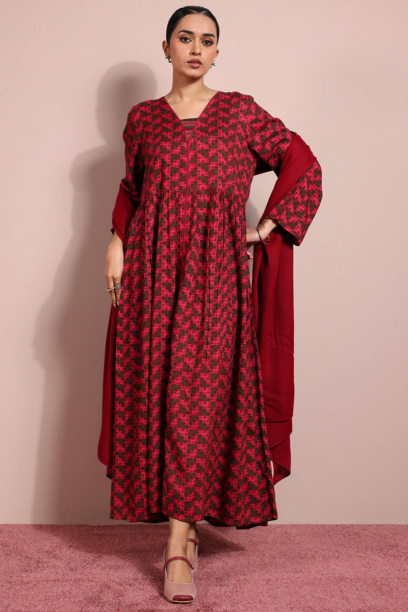 Kantha Flare Story Dress