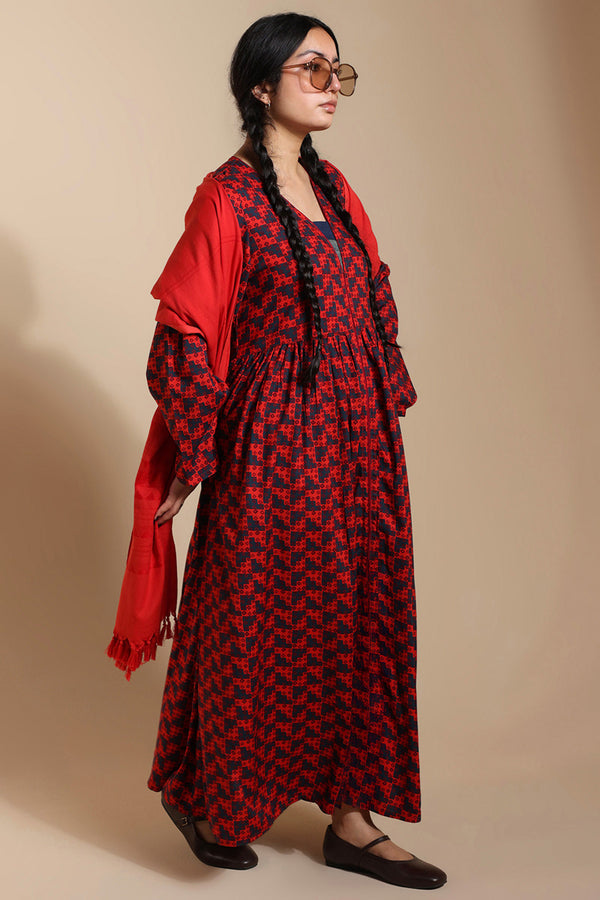 Kantha Flare Story Dress