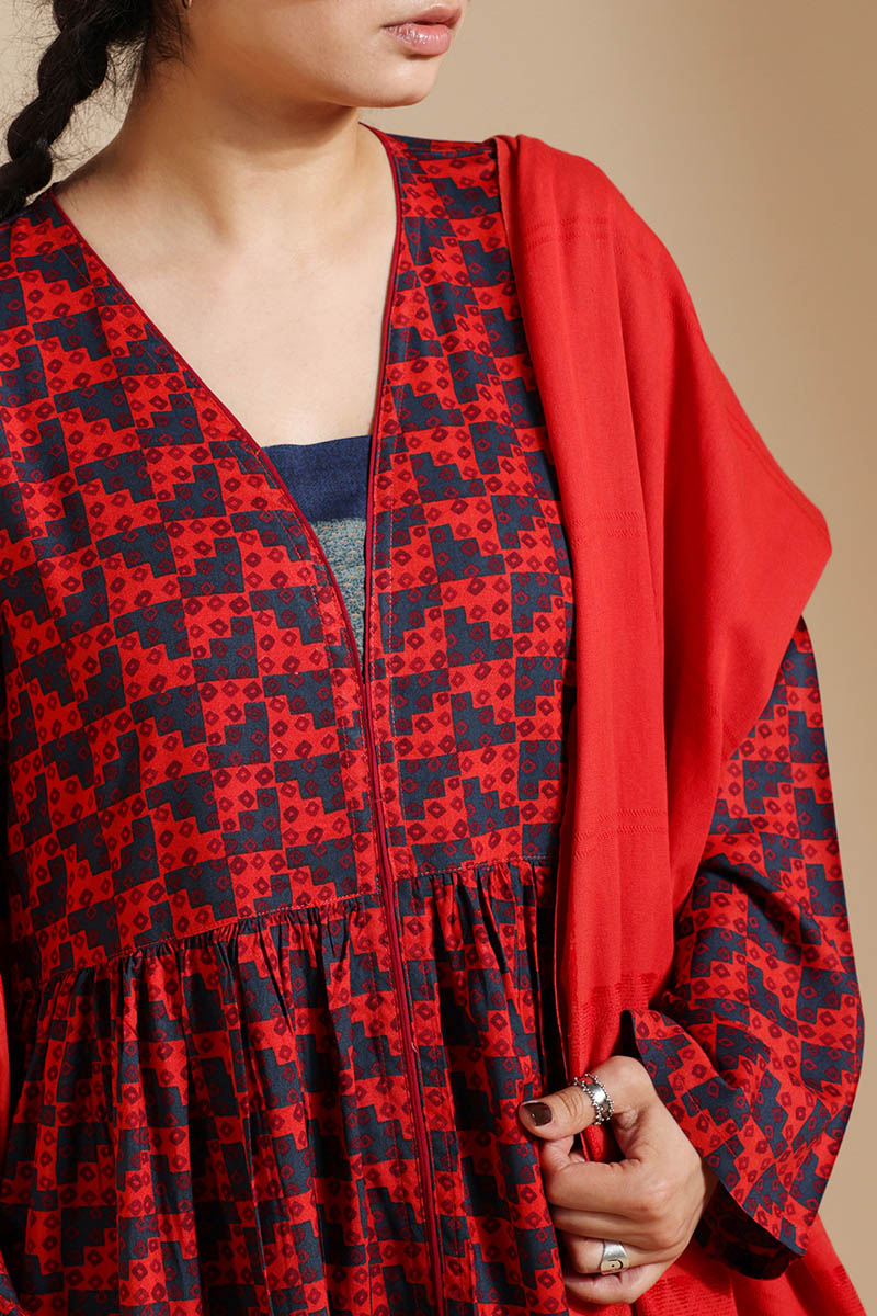 Kantha Flare Story Dress