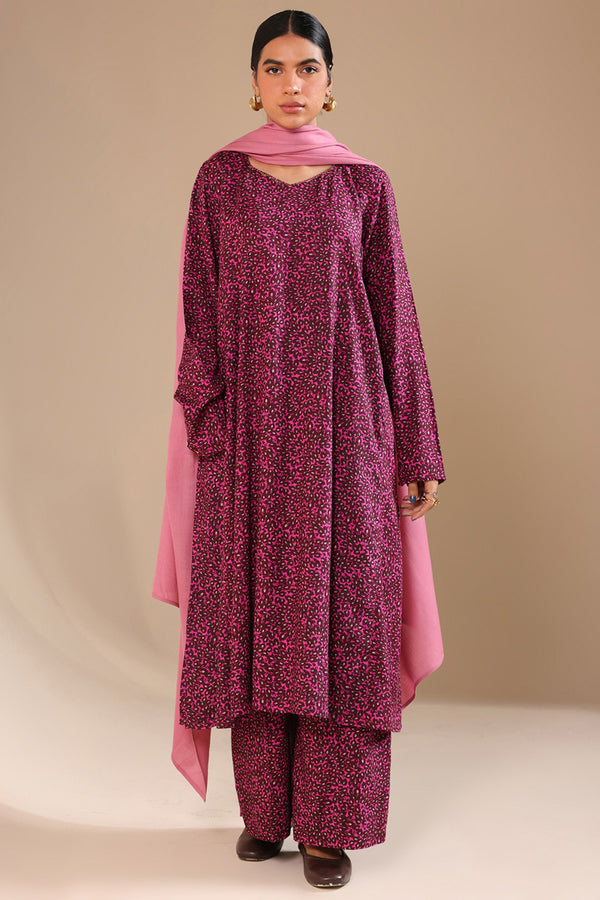 Vibrant Roses Printed Set