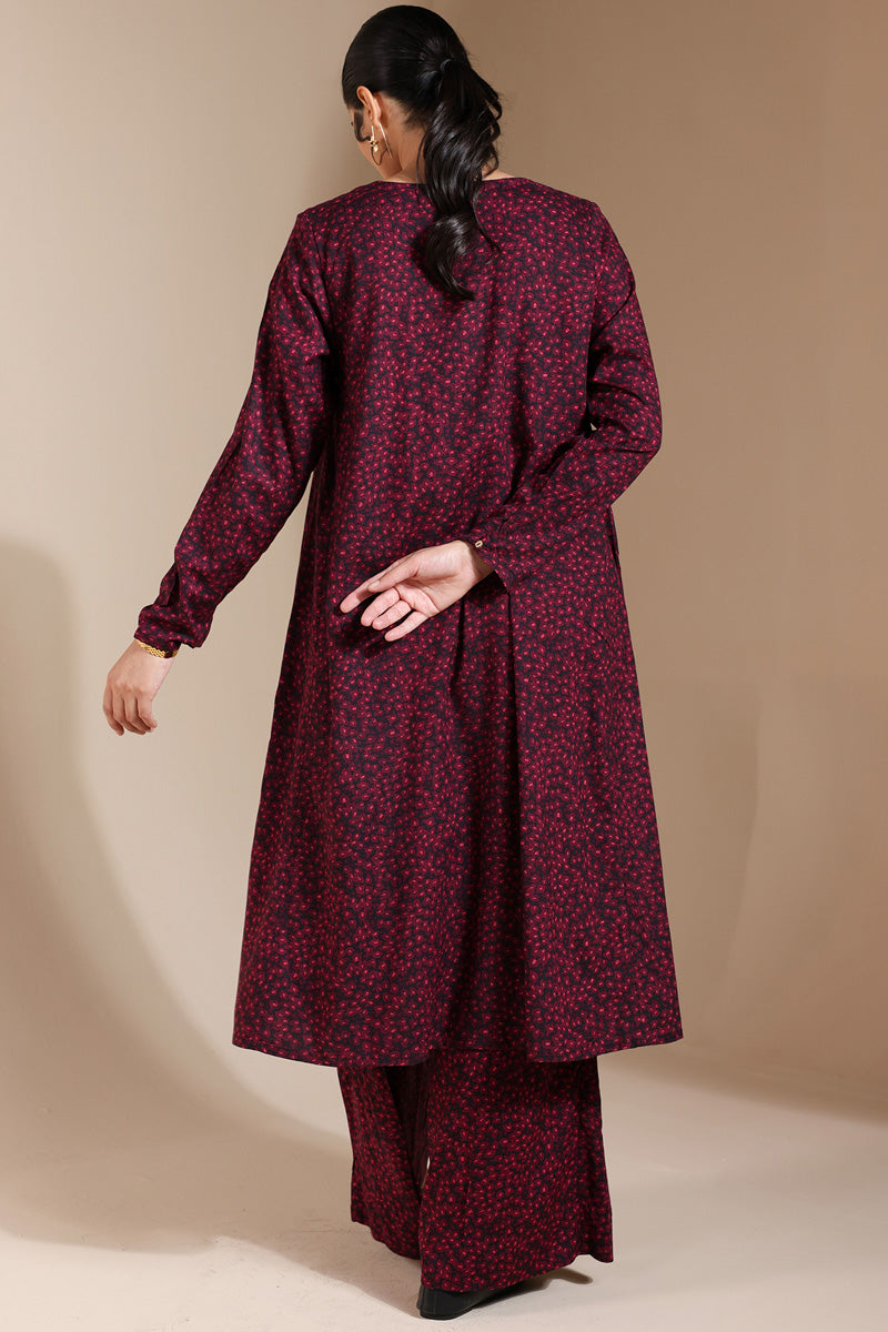 Vibrant Roses Printed Set