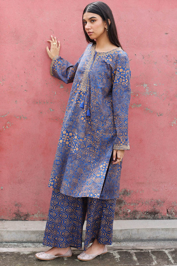 Ajrak Noir Thread play Set