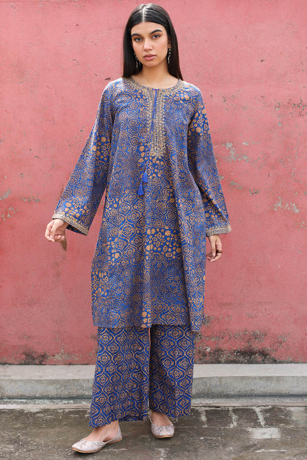 Ajrak Noir Thread play Set