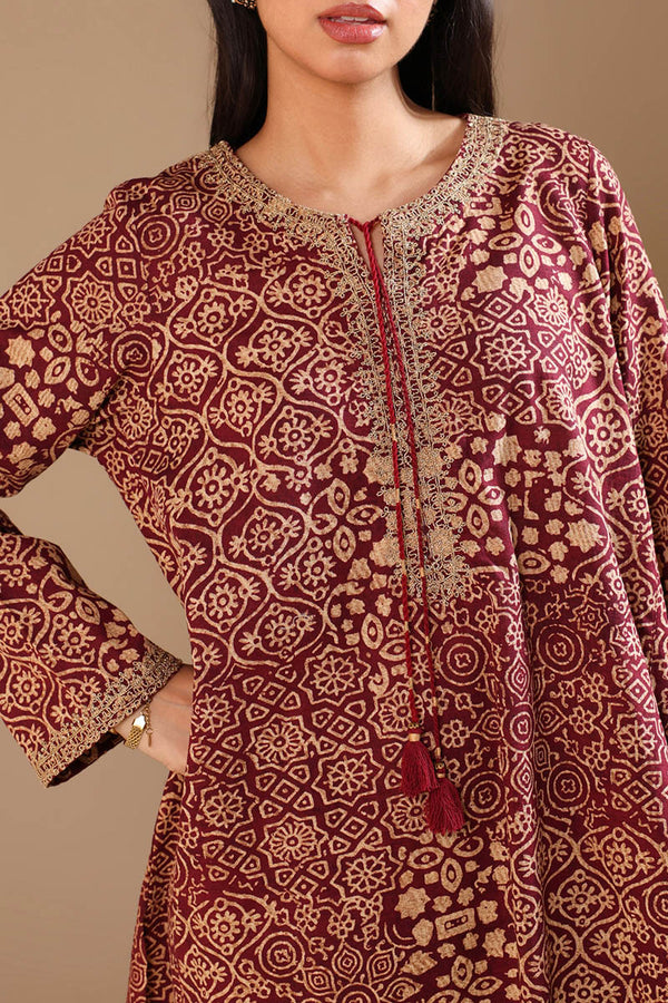 Ajrak Noir Thread play Set