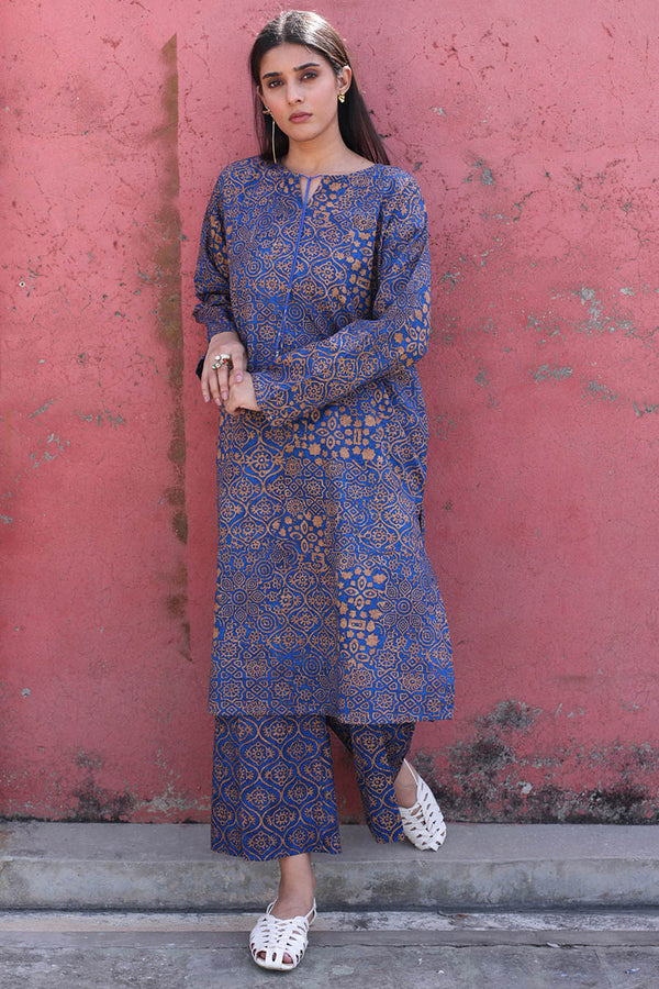 Ajrak Noir Tassel Trail Set