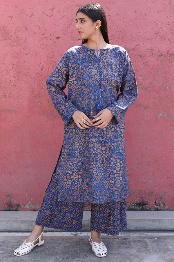 Ajrak Noir Tassel Trail Set