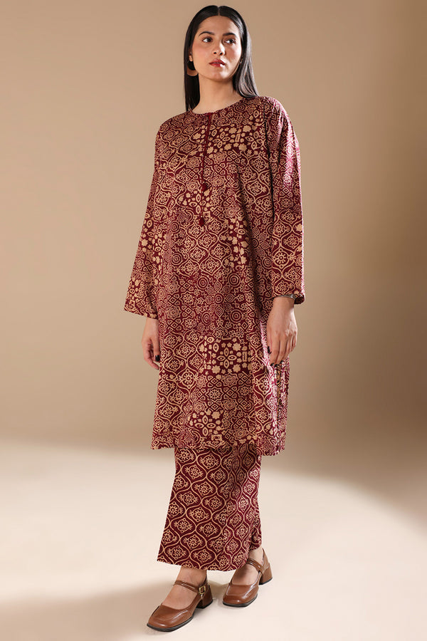 Ajrak Noir Tassel Trail Set