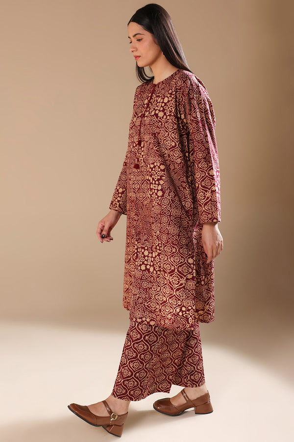 Ajrak Noir Tassel Trail Set