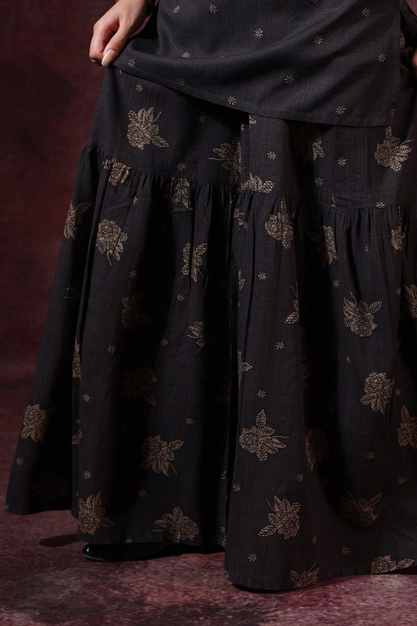 Cupid Rose Gharara Set