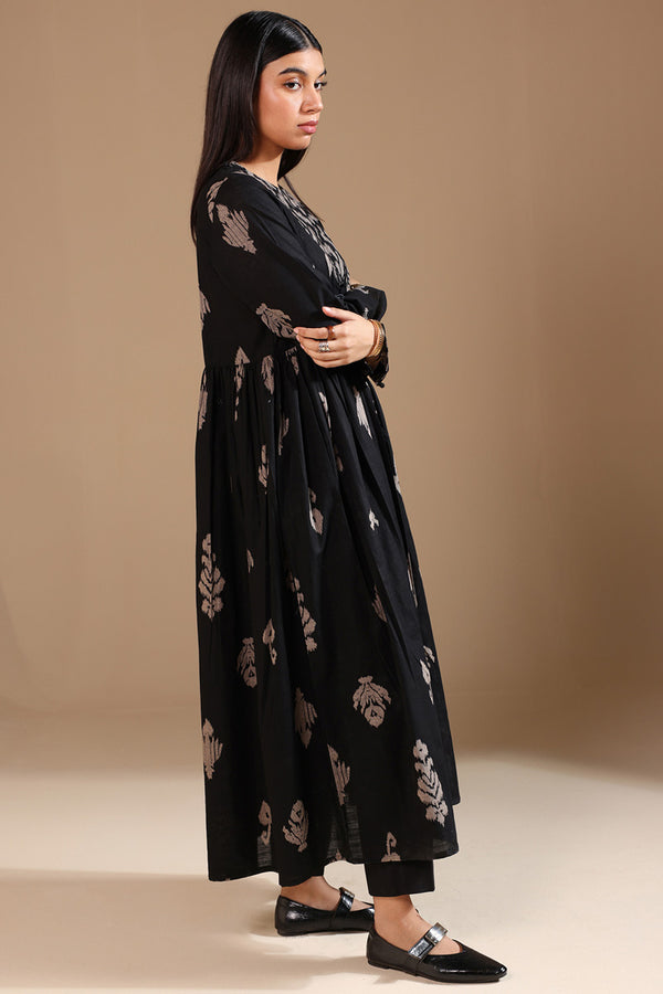 Ikat Flare Poem Dress