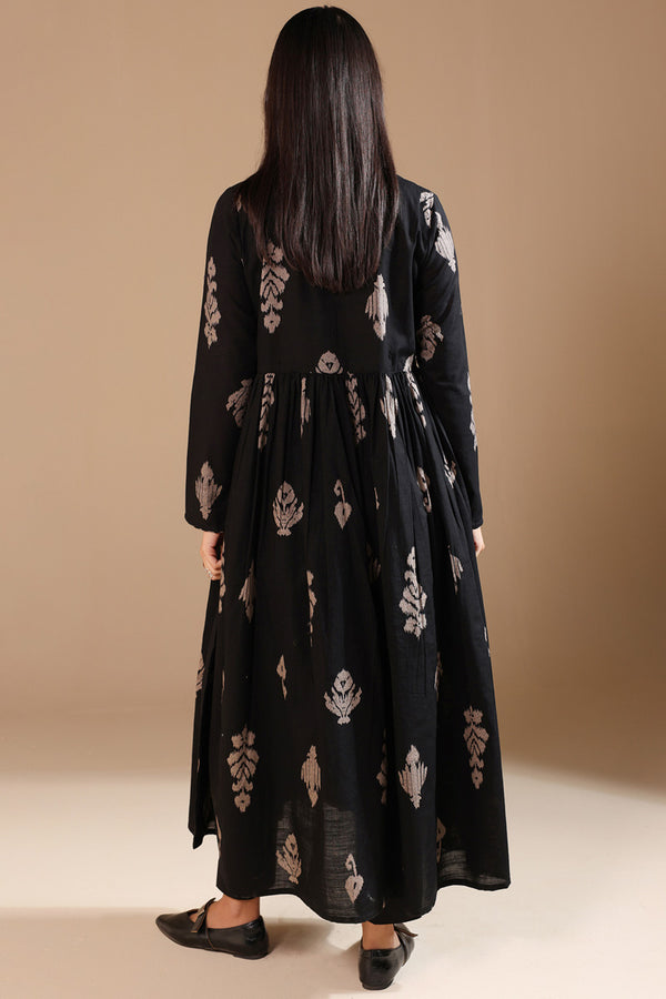 Ikat Flare Poem Dress