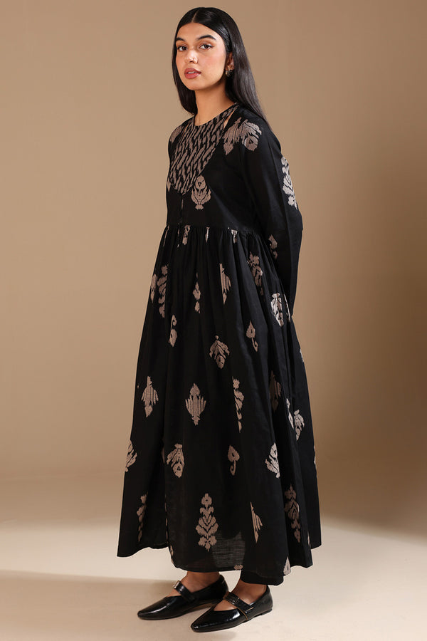 Ikat Flare Poem Dress
