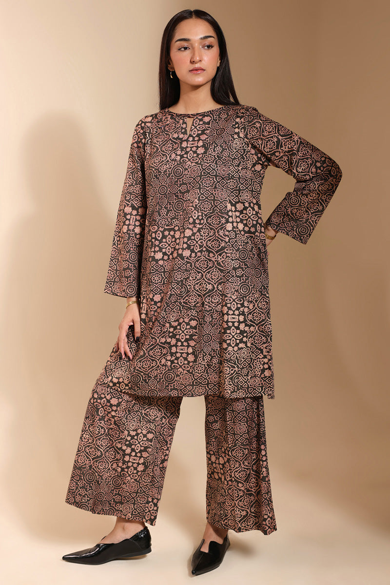 Ajrak Noir Co-Ord Set