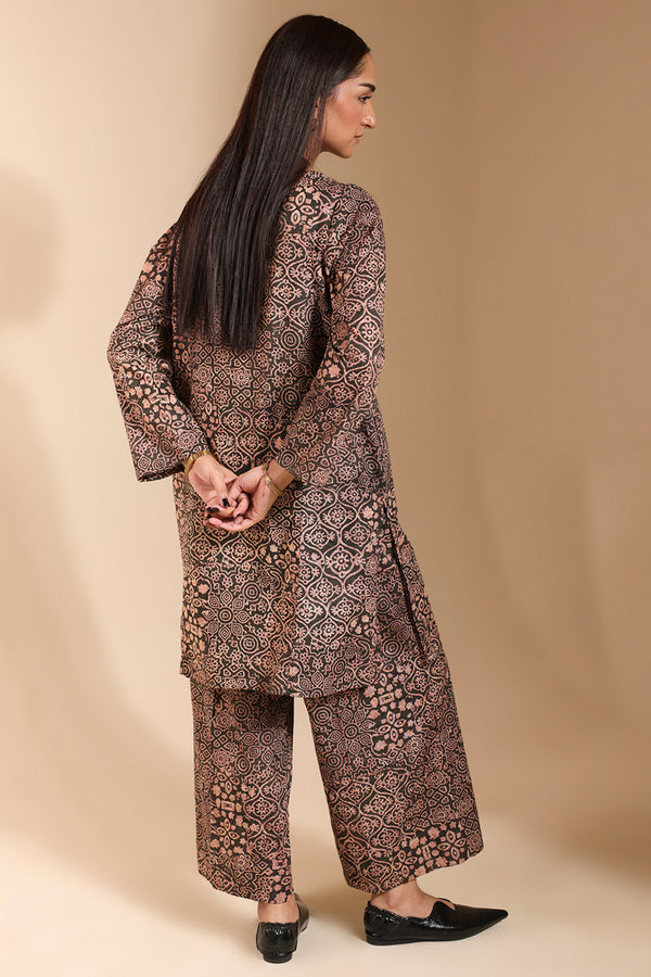 Ajrak Noir Co-Ord Set