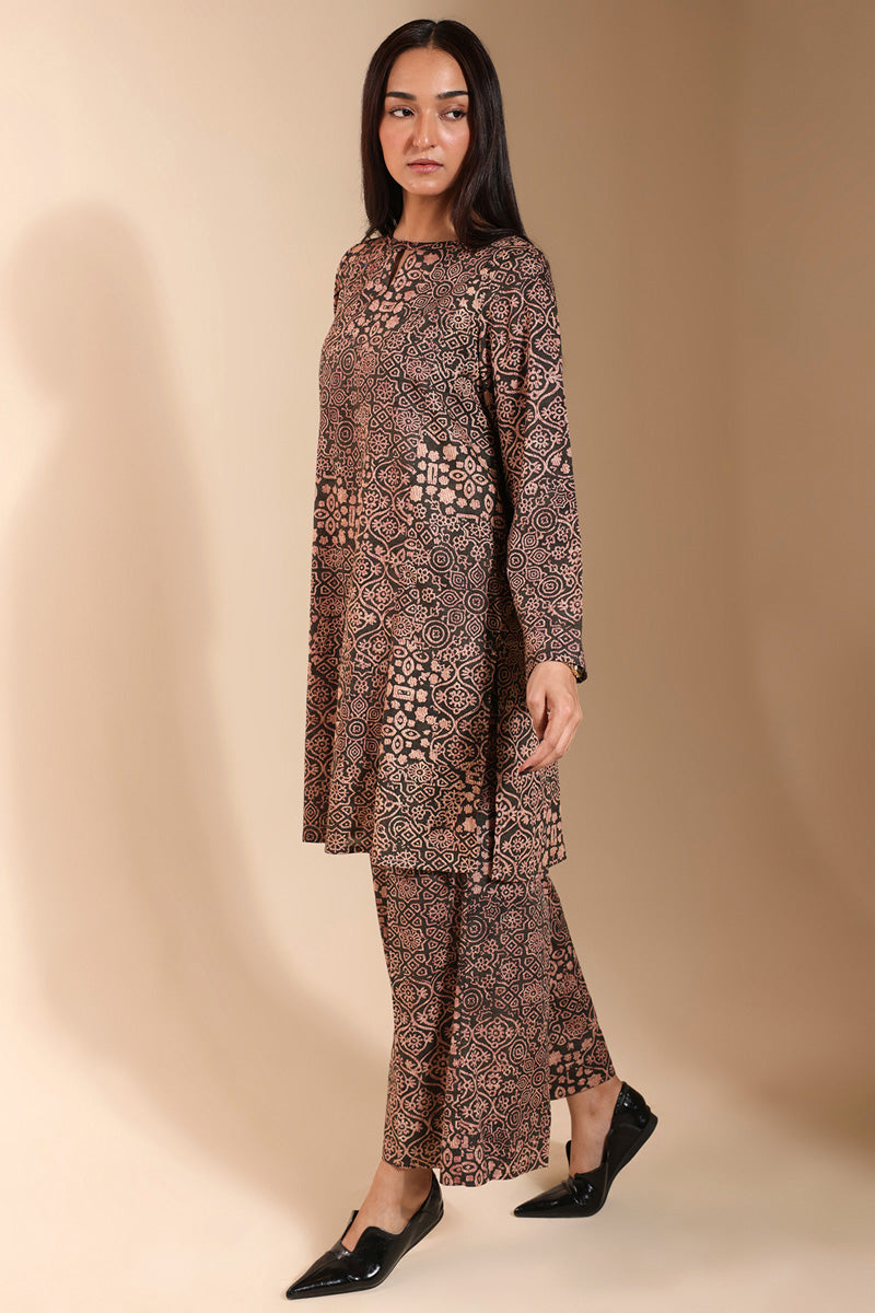 Ajrak Noir Co-Ord Set