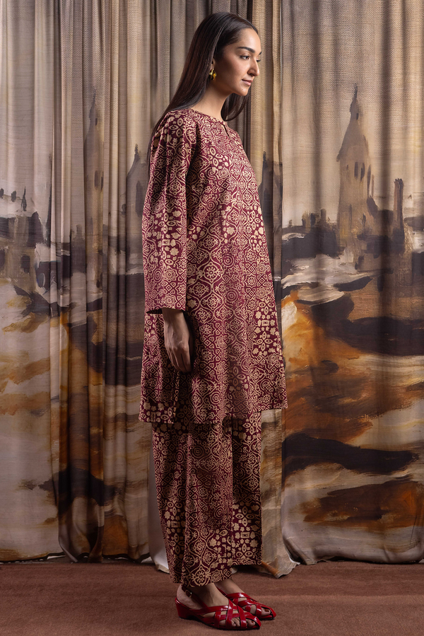 Ajrak Noir Co-Ord Set