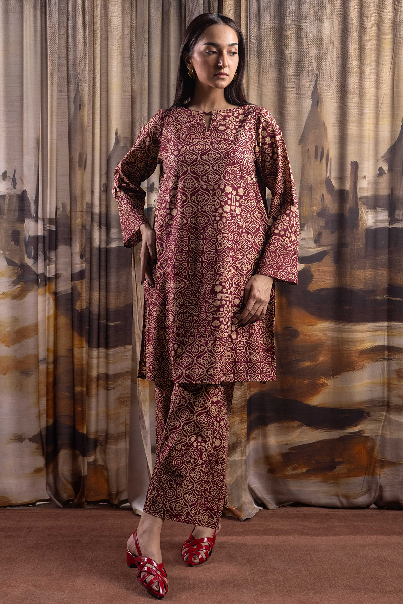 Ajrak Noir Co-Ord Set