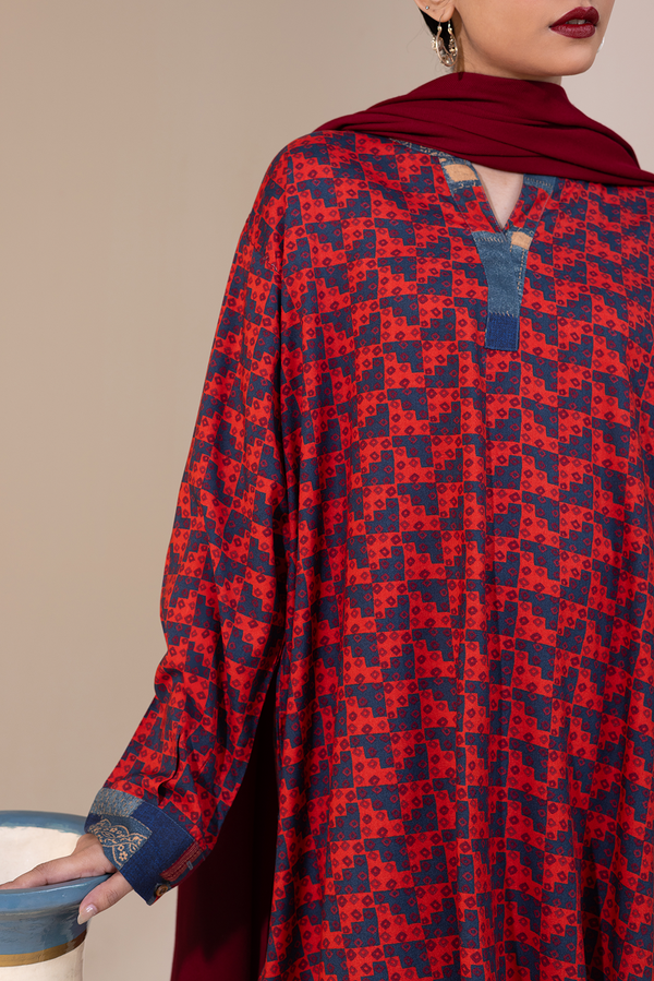 Printed Kantha Co-Ord Set