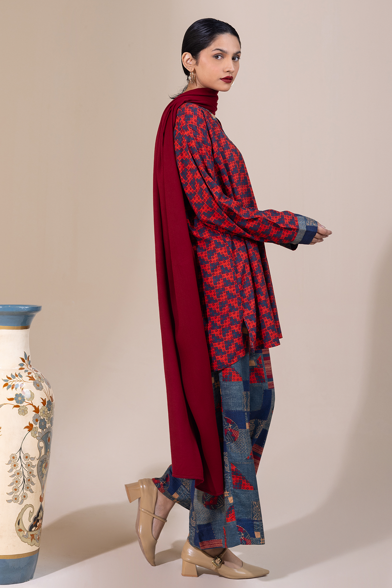 Printed Kantha Co-Ord Set