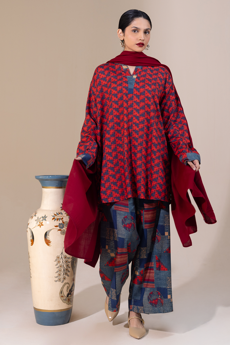 Printed Kantha Co-Ord Set