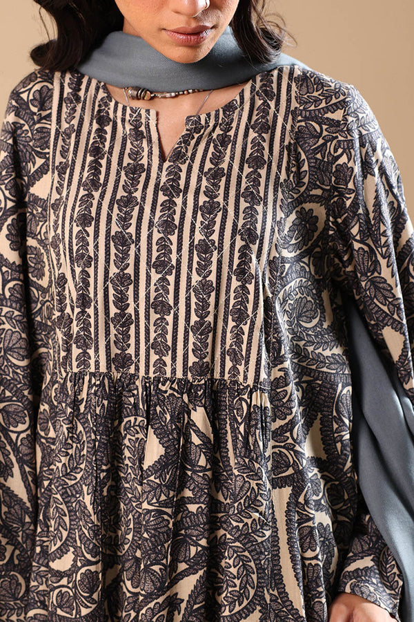 Aari Paisley Flared Dress